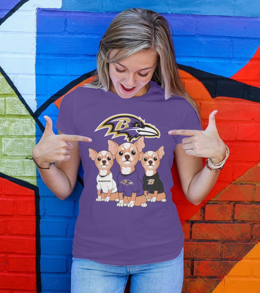 Ravens Chihuahua T-Shirt