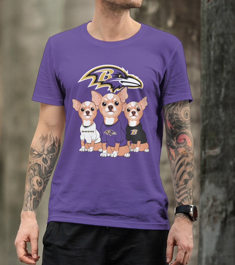 Ravens Chihuahua T-Shirt