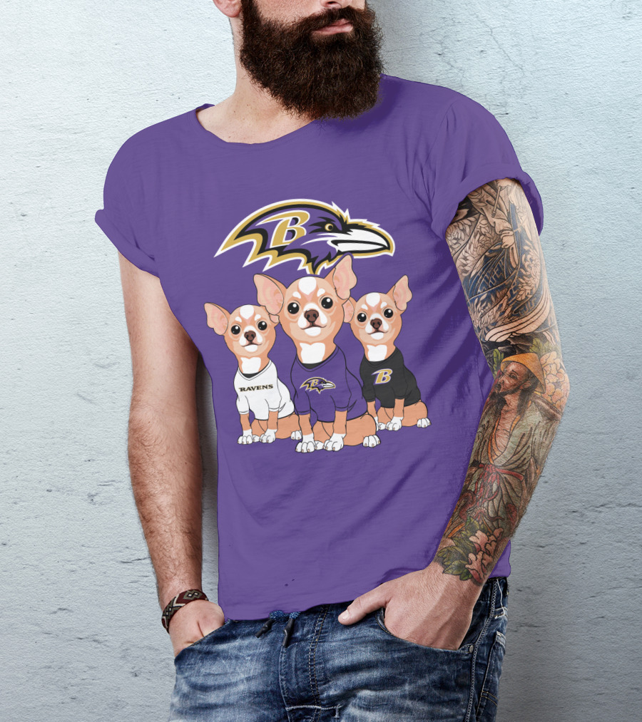 Ravens Chihuahua T-Shirt