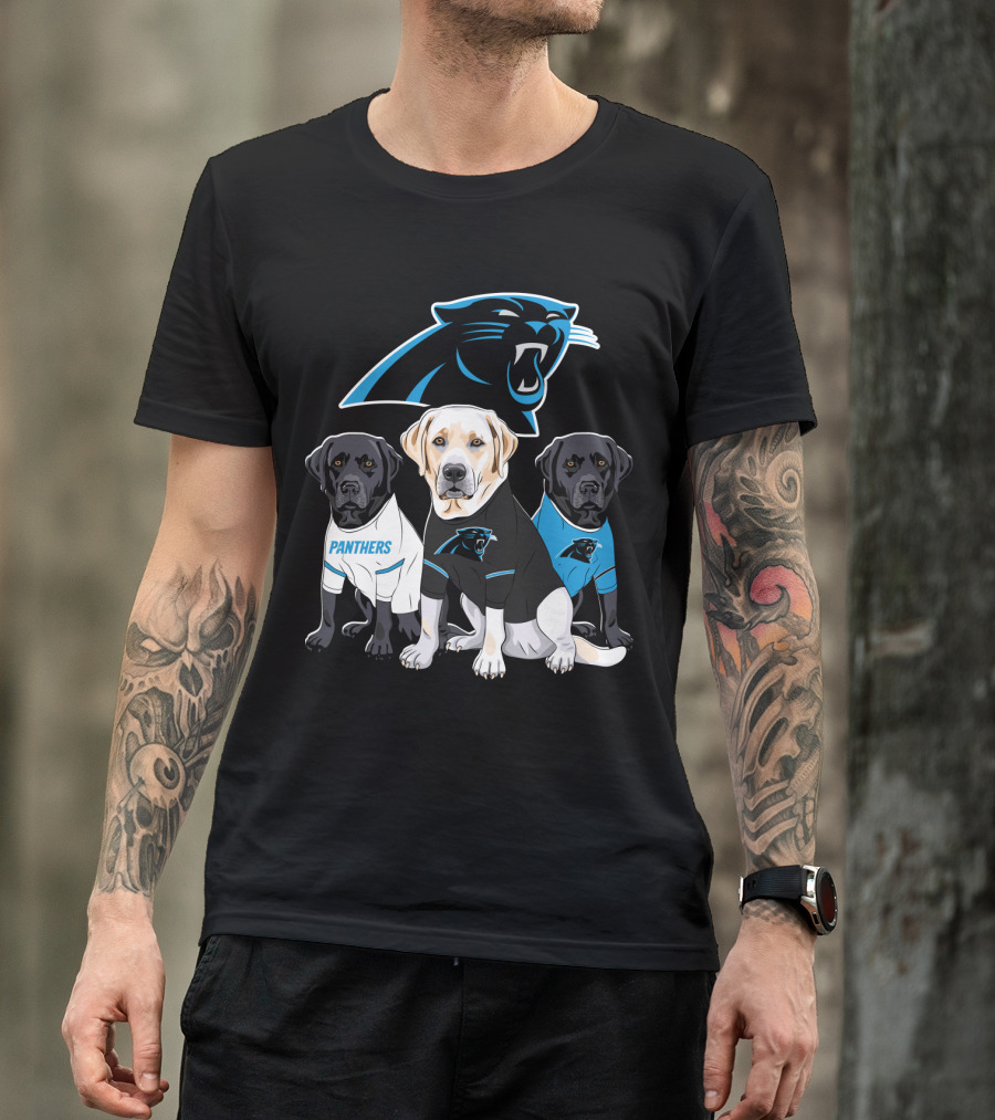 Panthers Labrador Retriever Dogs T-Shirt