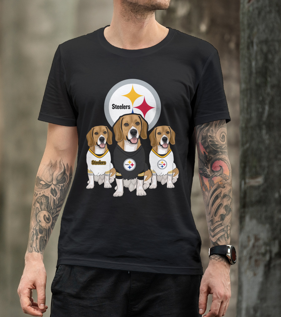 Steelers Beagle Trio T-Shirt