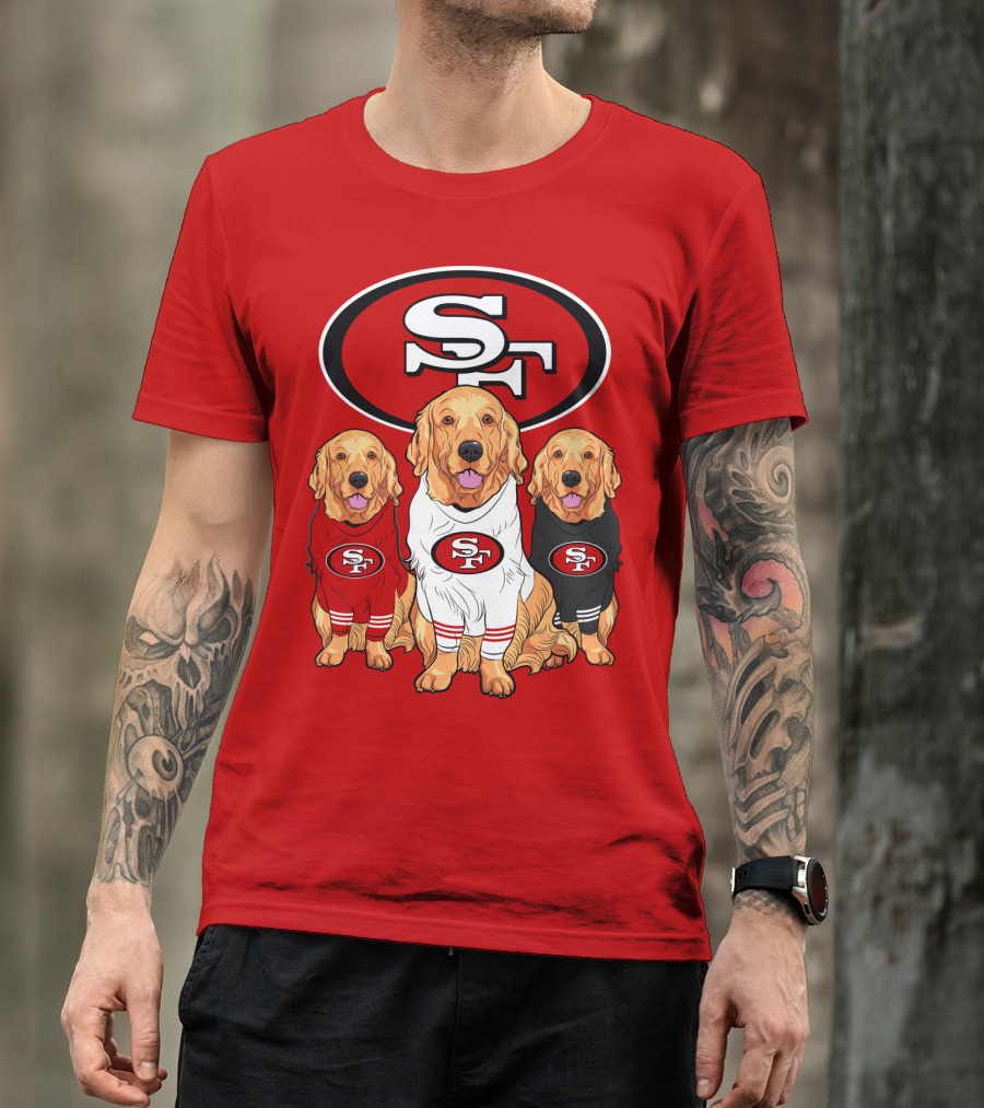 San Francisco 49ers Golden Retrievers T-Shirt