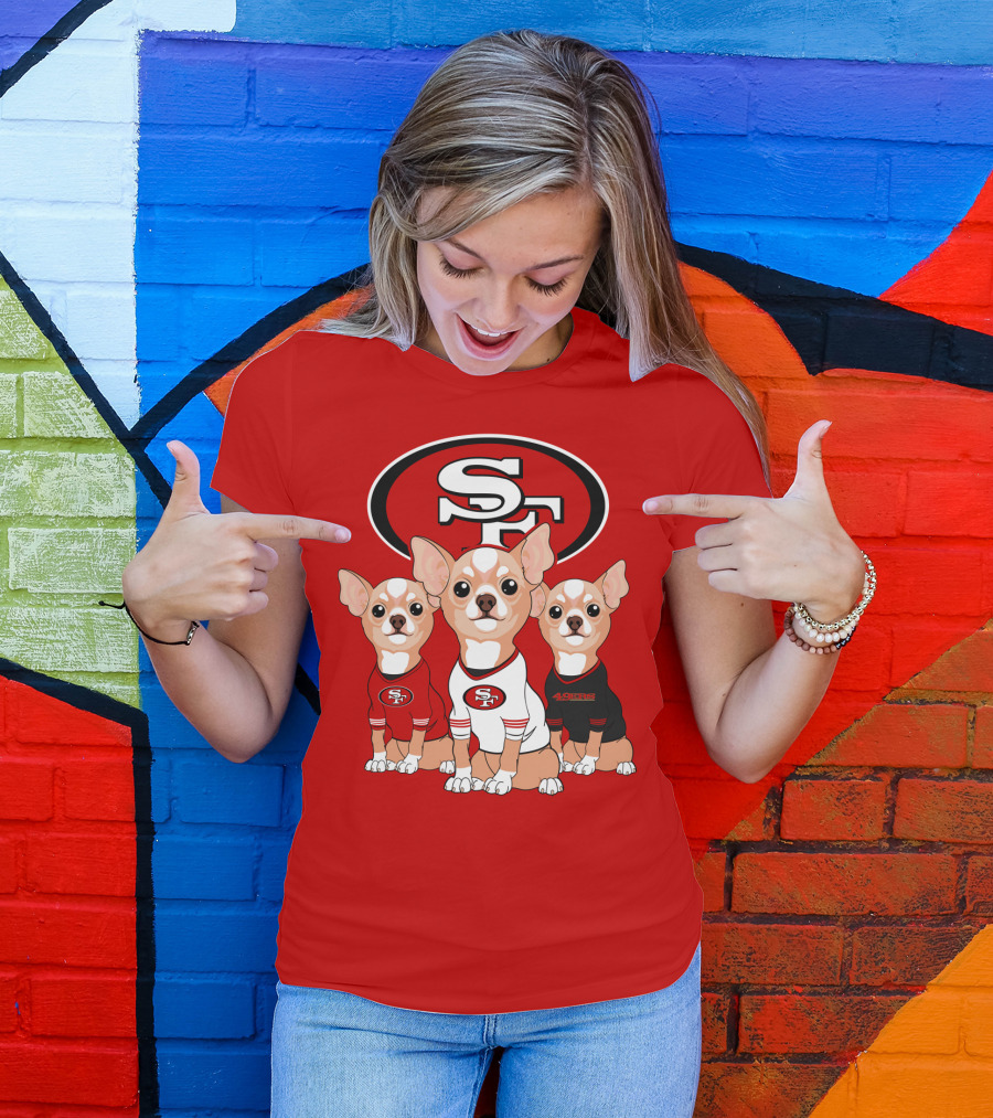 San Francisco 49ers Chihuahua T-Shirt