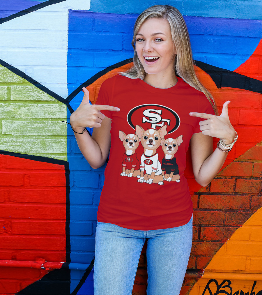 San Francisco 49ers Chihuahua T-Shirt