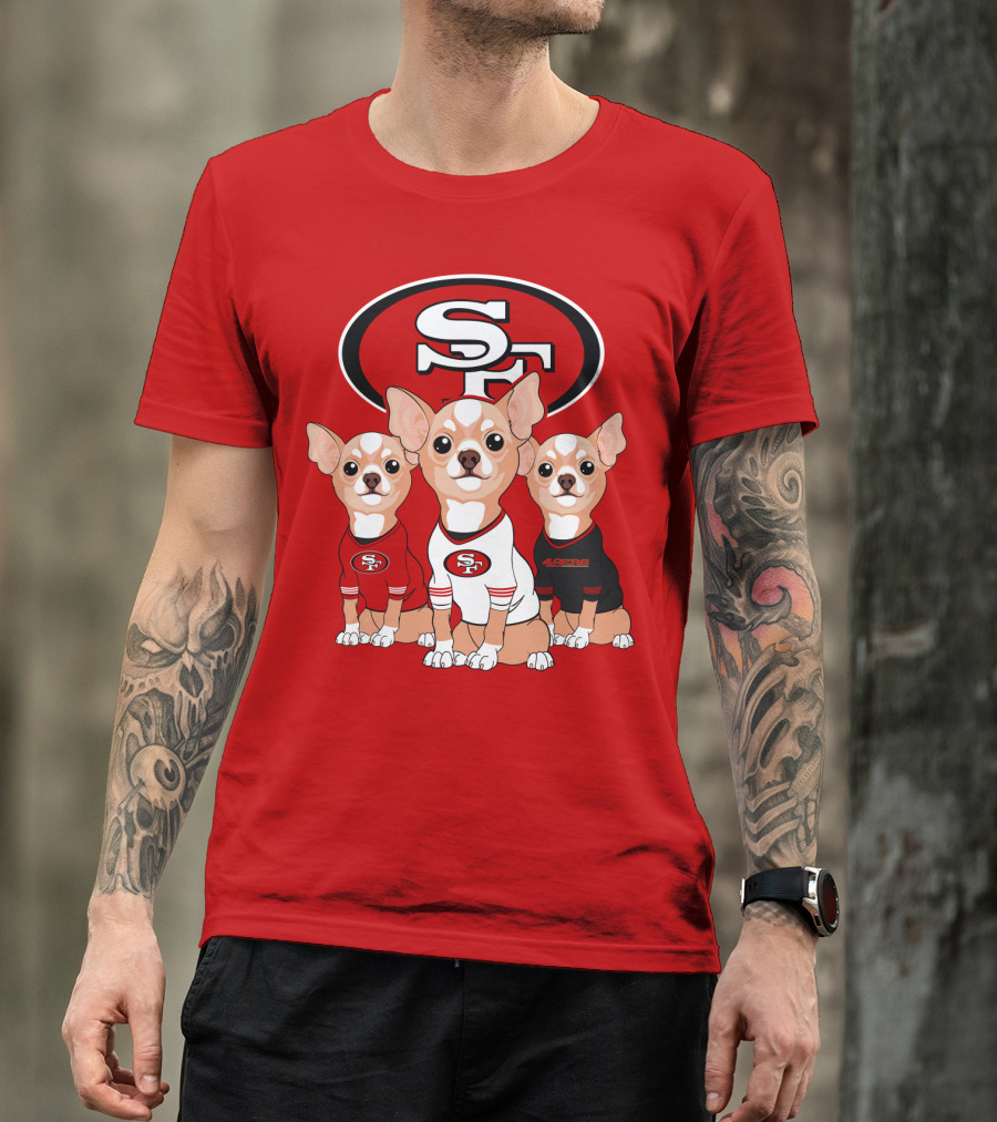San Francisco 49ers Chihuahua T-Shirt