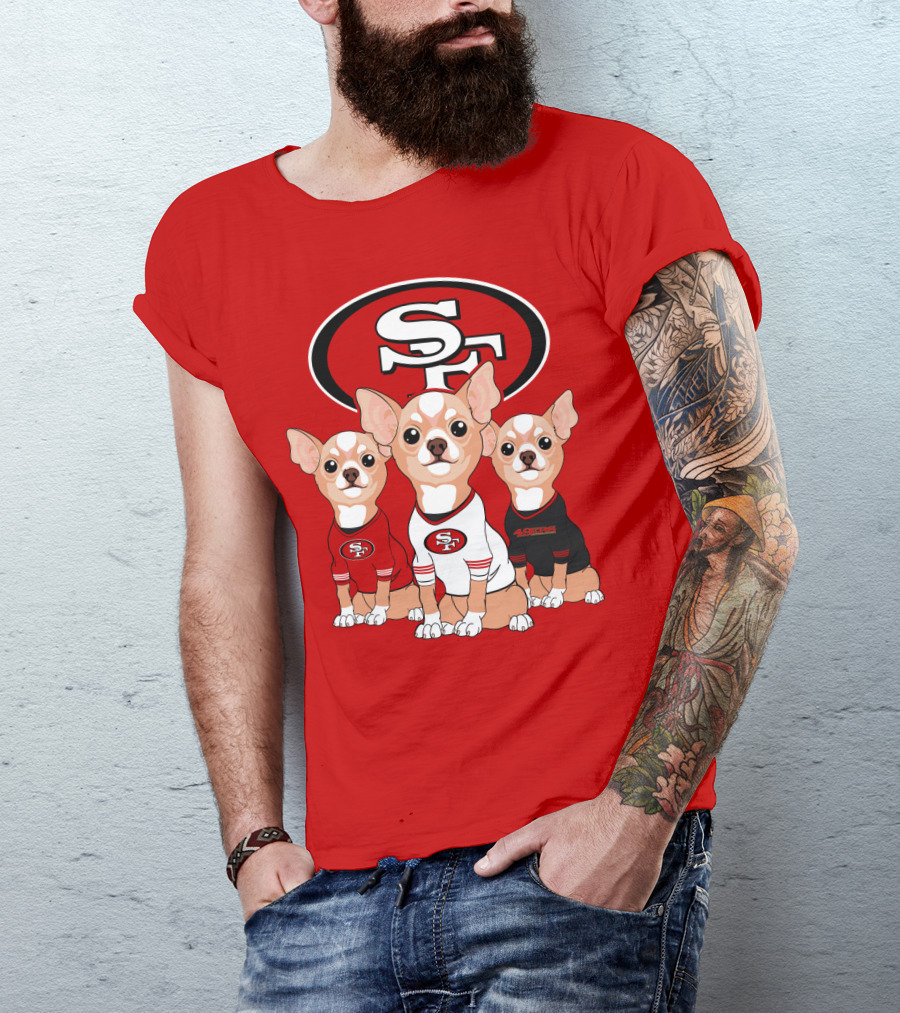 San Francisco 49ers Chihuahua T-Shirt