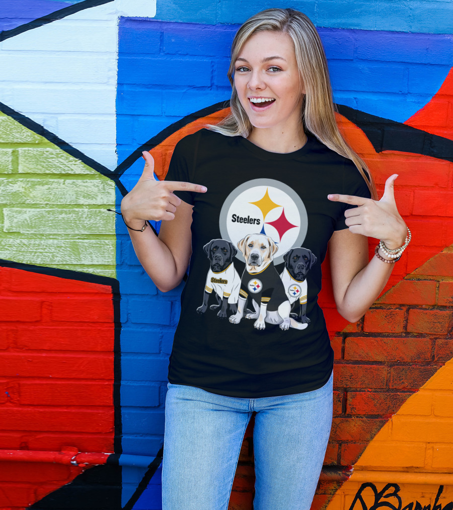 Steelers Labrador Trio T-Shirt