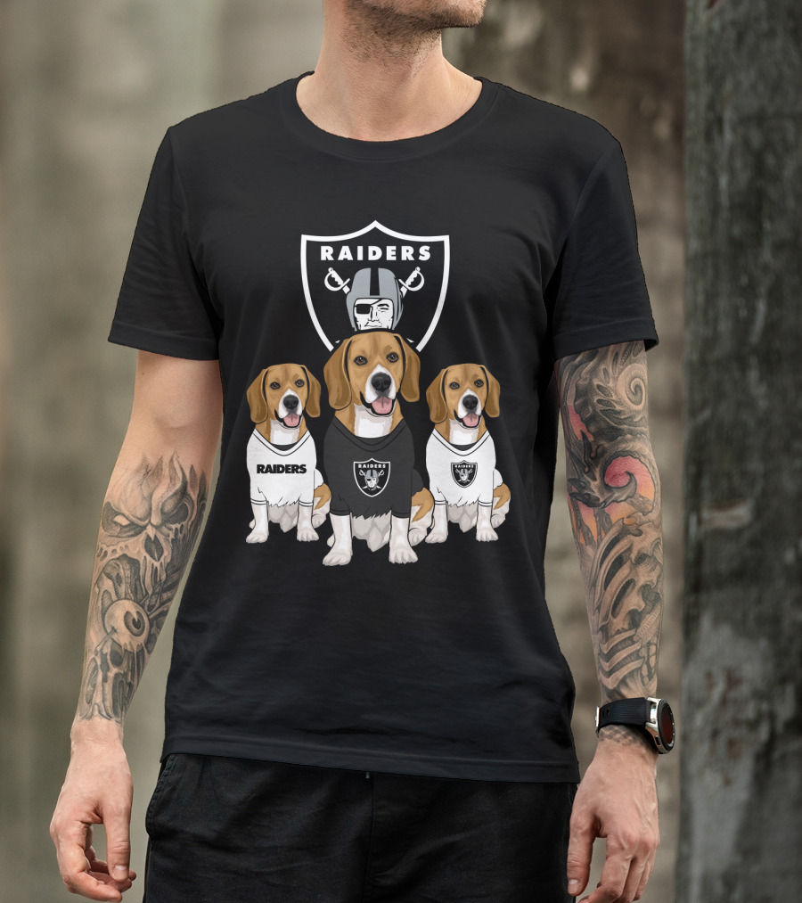 Las Vegas Raiders Beagles T-Shirt