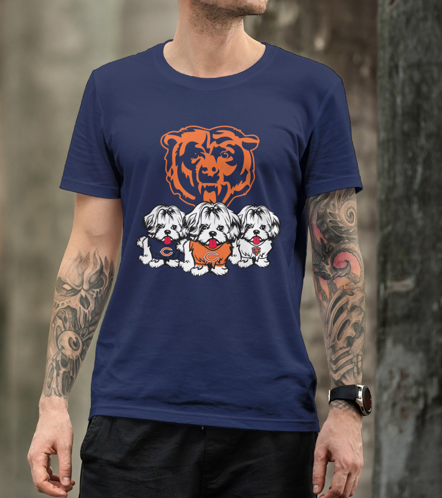 Chicago Bears Shih Tzu T-Shirt