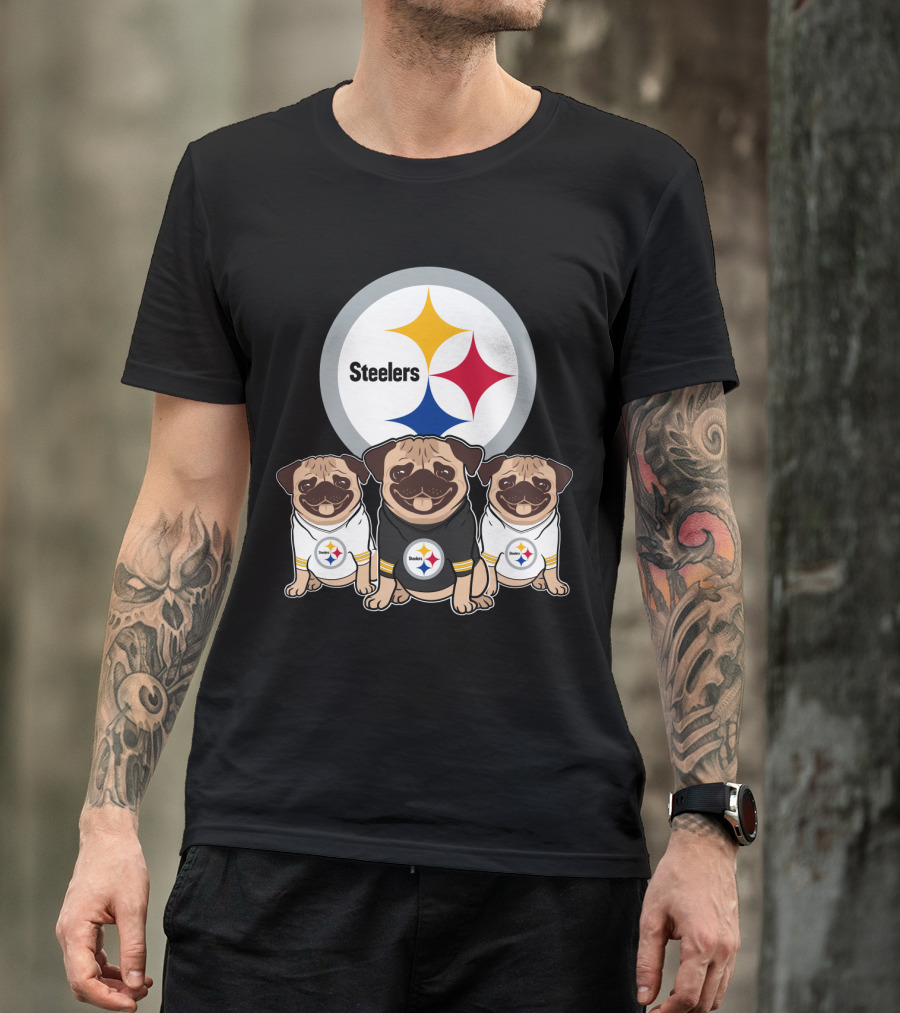 Steelers Pug T-Shirt