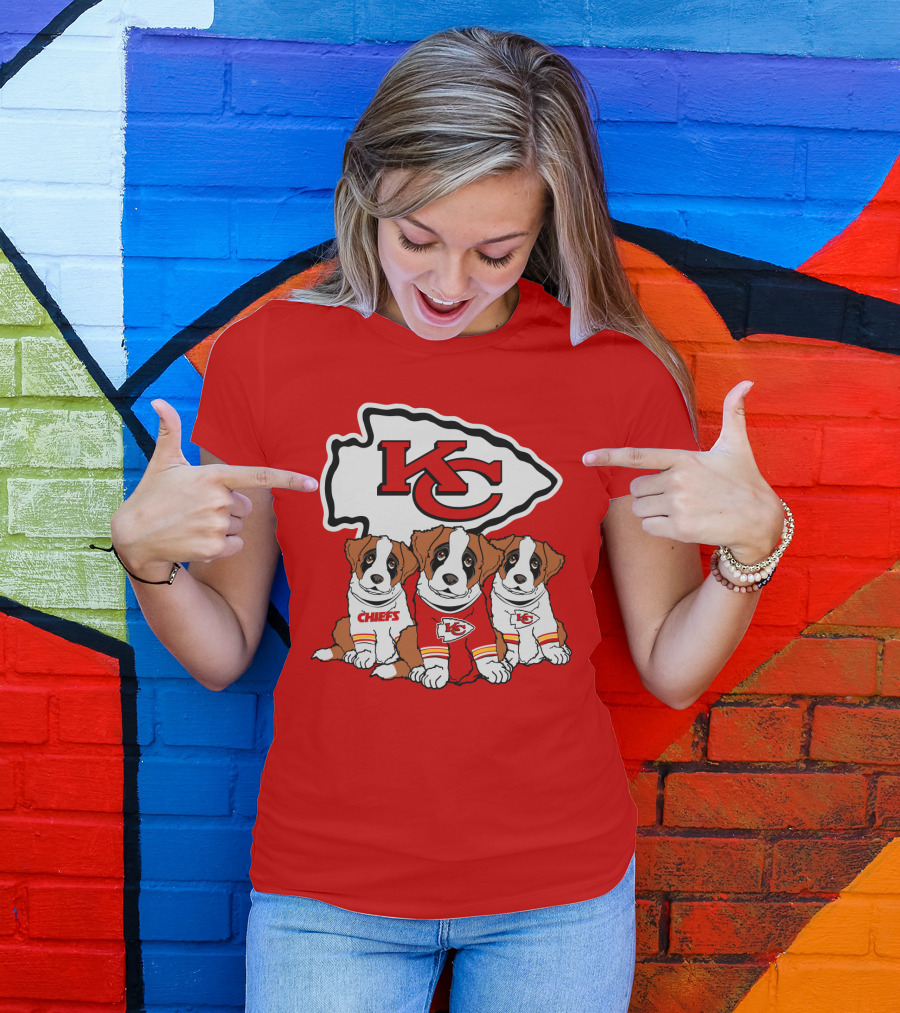 Kansas City Chiefs Kc Saint Bernard T-Shirt