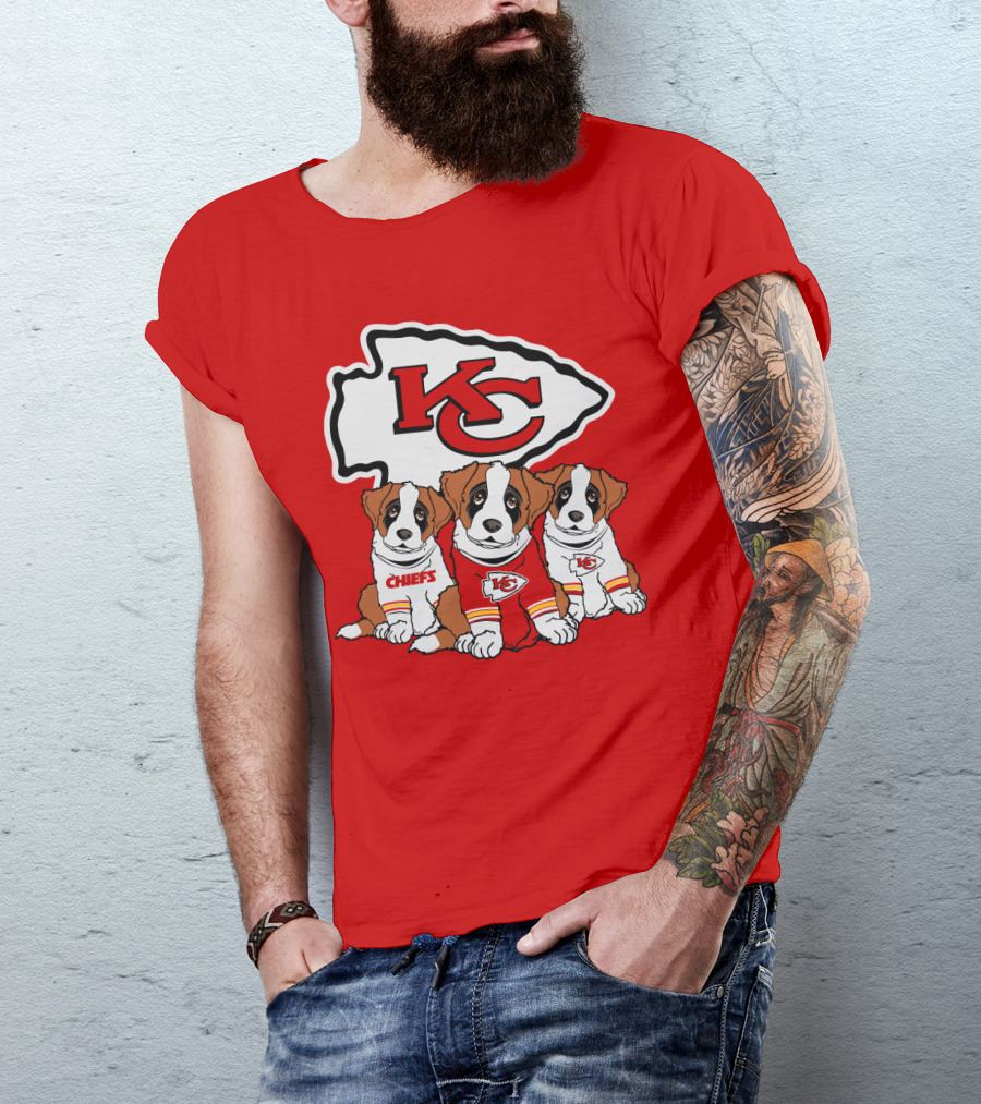Kansas City Chiefs Kc Saint Bernard T-Shirt