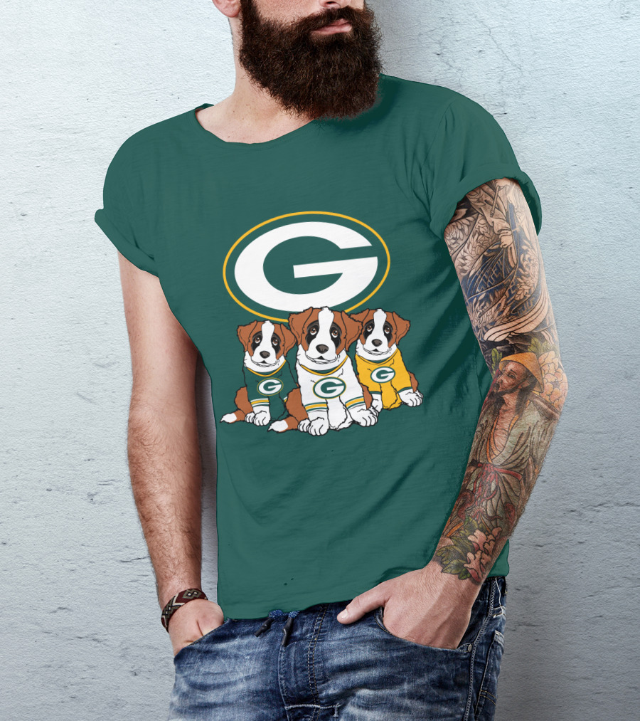Green Bay Packers Saint Bernard T-Shirt