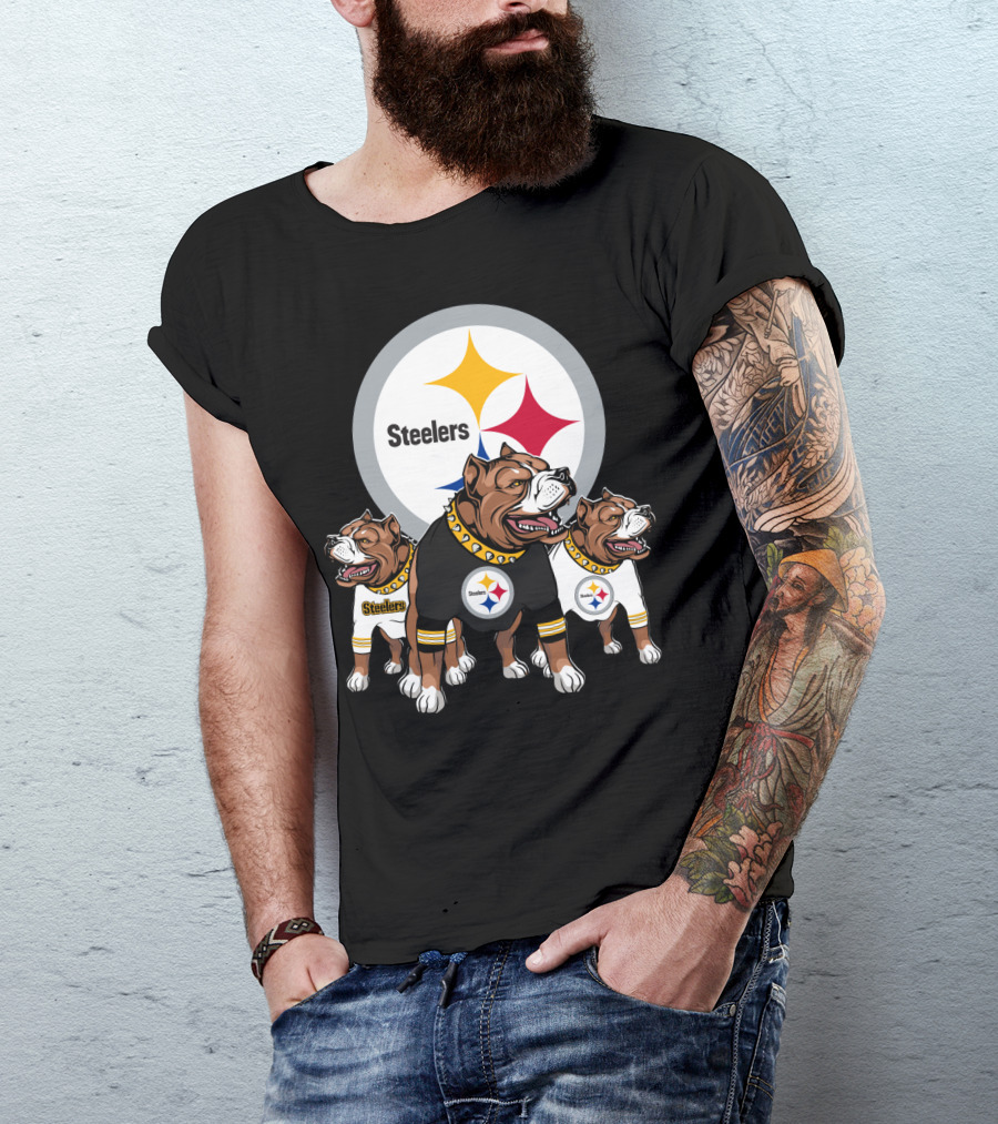 Steelers Bulldog Trio T-Shirt