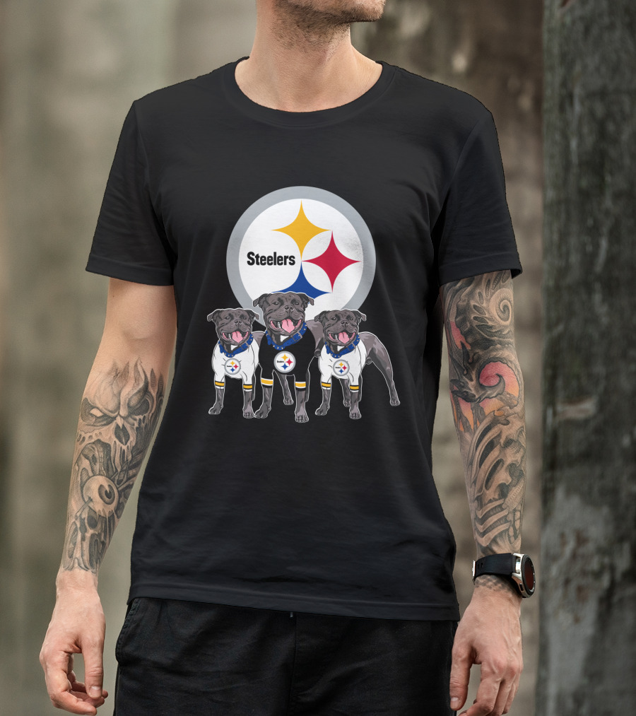 Steelers Pitbull Trio T-Shirt