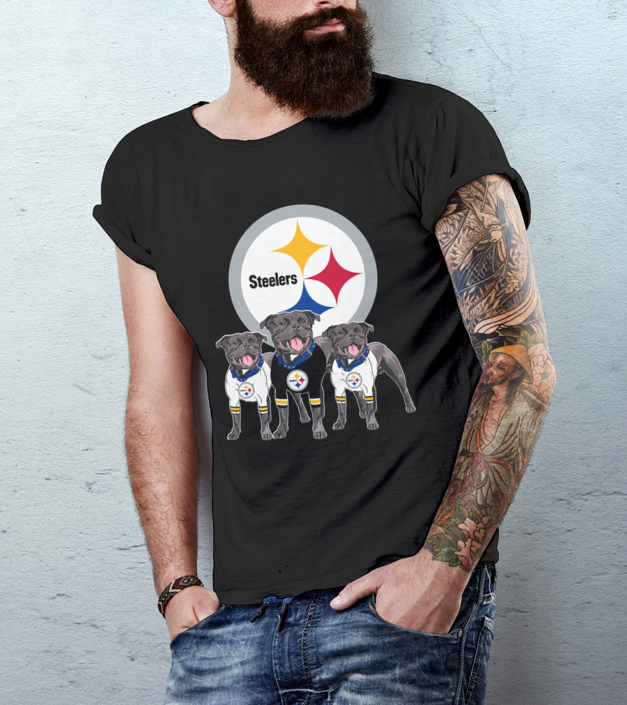 Steelers Pitbull Trio T-Shirt