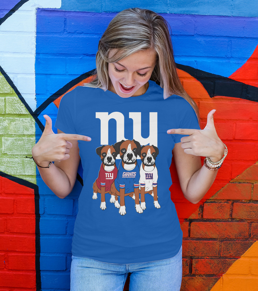 New York Giants Three Boxer T-Shirt