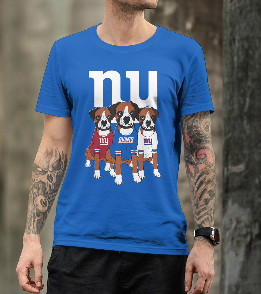 New York Giants Three Boxer T-Shirt