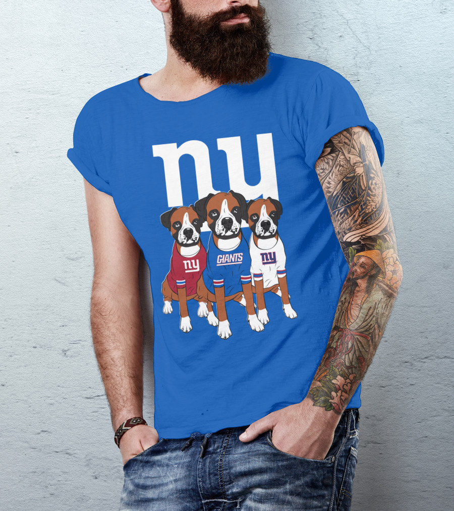 New York Giants Three Boxer T-Shirt