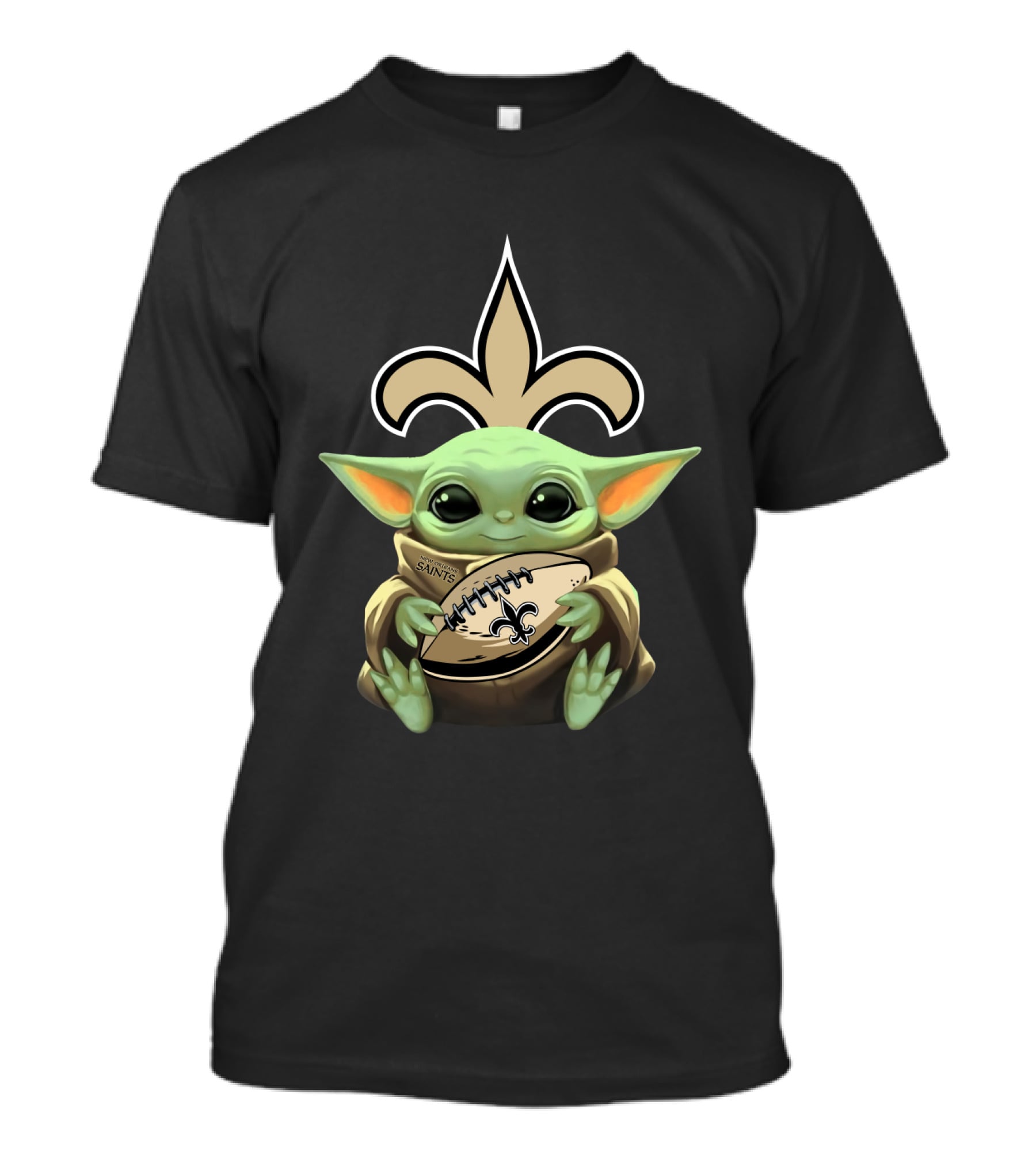 Babyyoda New Orleans Saints Football T-Shirt