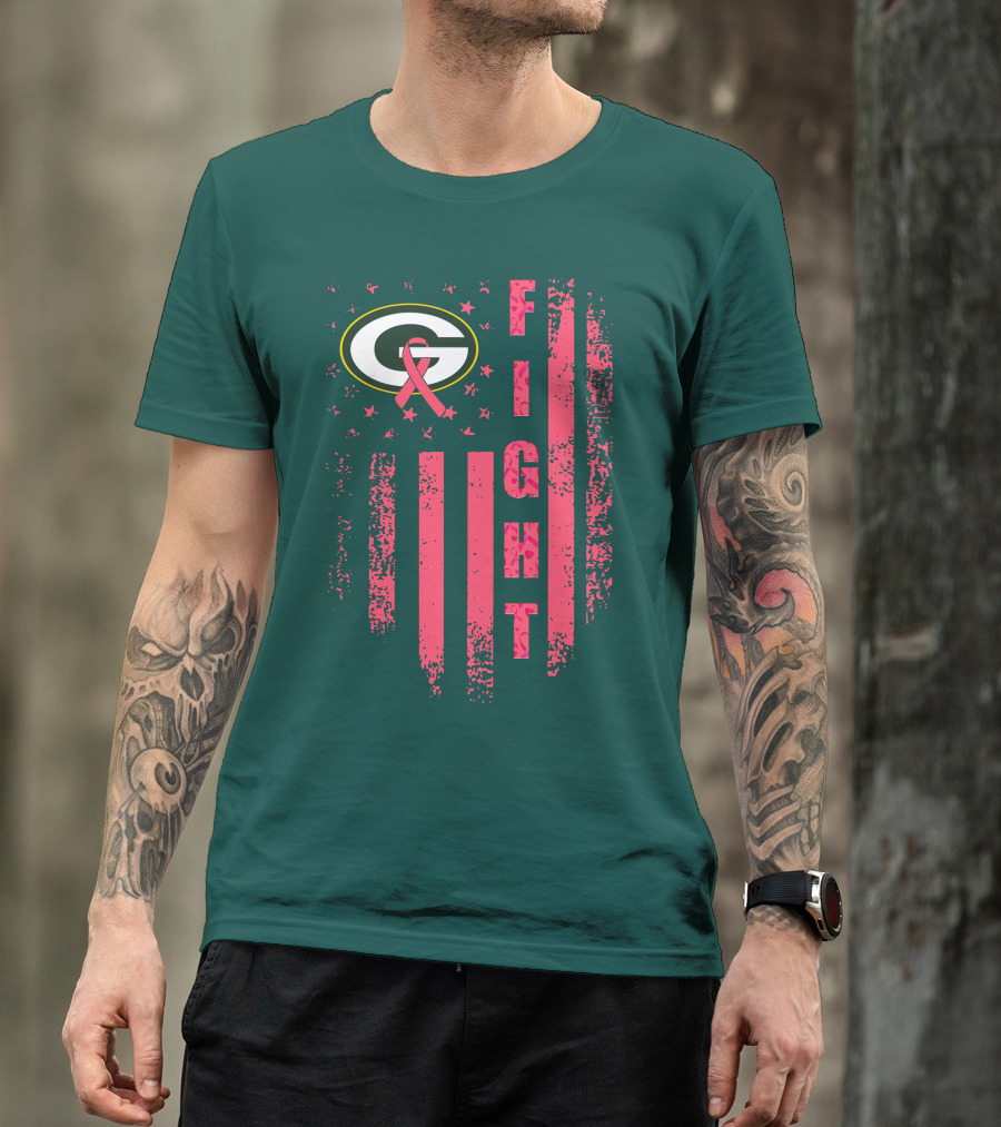 Green Bay Packers Fight Breast Cancer T-Shirt