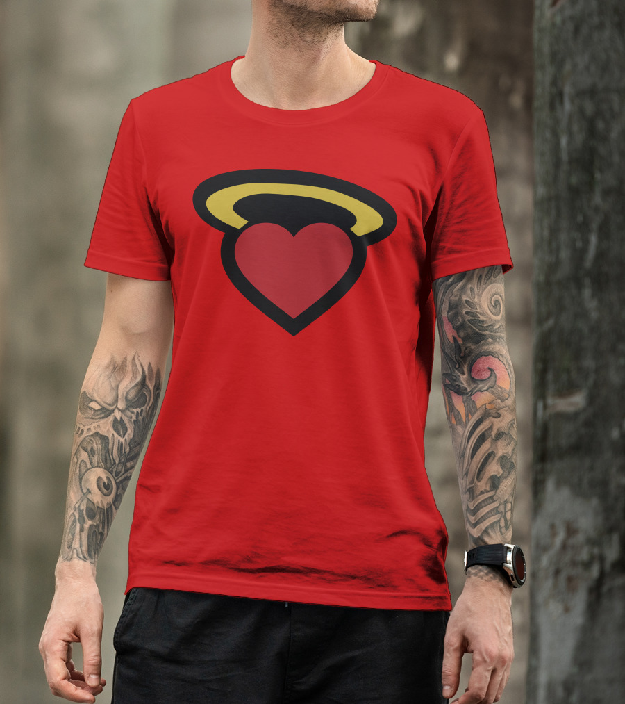 Poppin Store Miami Heat Heart Halo T-Shirt