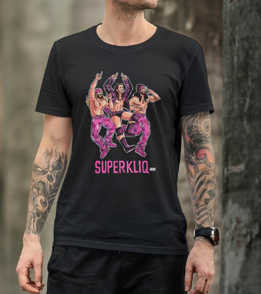 Superkliq AEW Wrestling Group T-Shirt