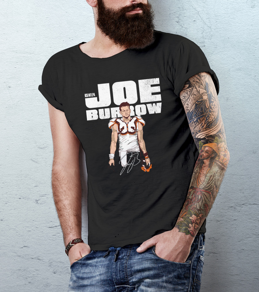 NFLPA Joe Burrow Football Player Youth T-Shirt