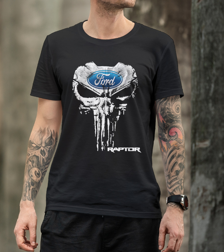 Ford Raptor Punisher Skull T-Shirt