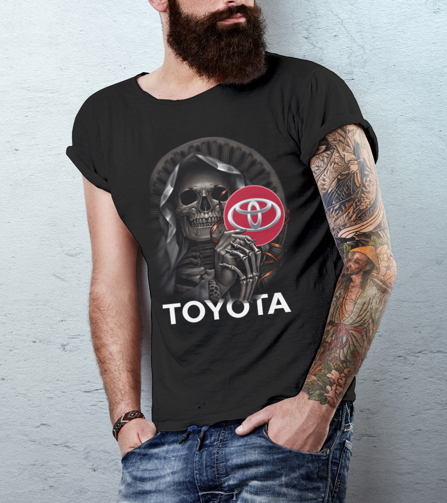 Toyota Grim Reaper Skeleton Holding T-Shirt
