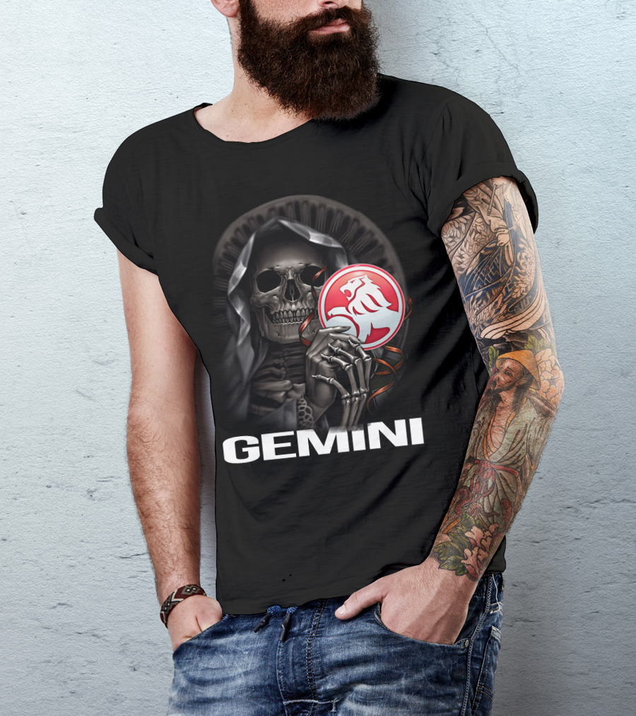 Gemini 18 Grim Reaper Holding Holden T-Shirt