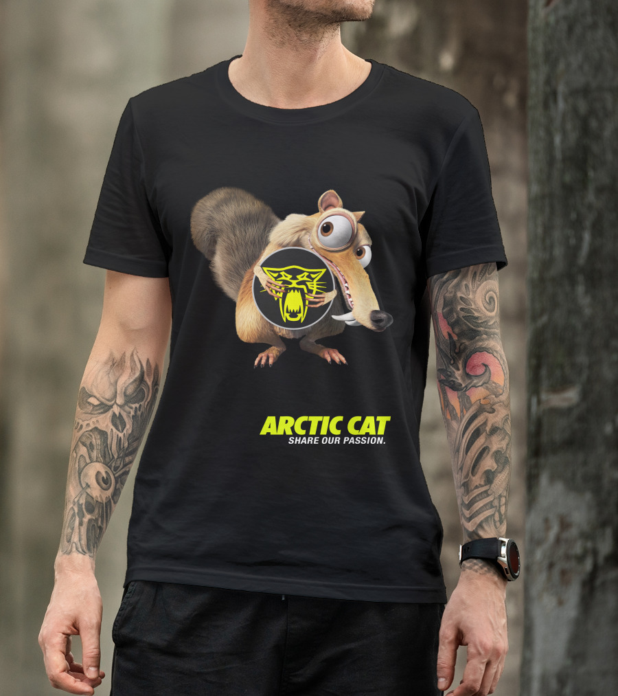 Arctic Cat Share Our Passion Ice Age Scrat T-Shirt
