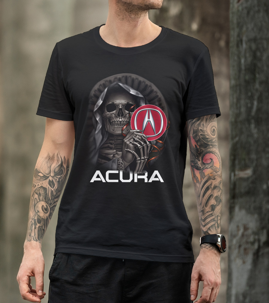 Acura Grim Reaper Skull Emblem T-Shirt