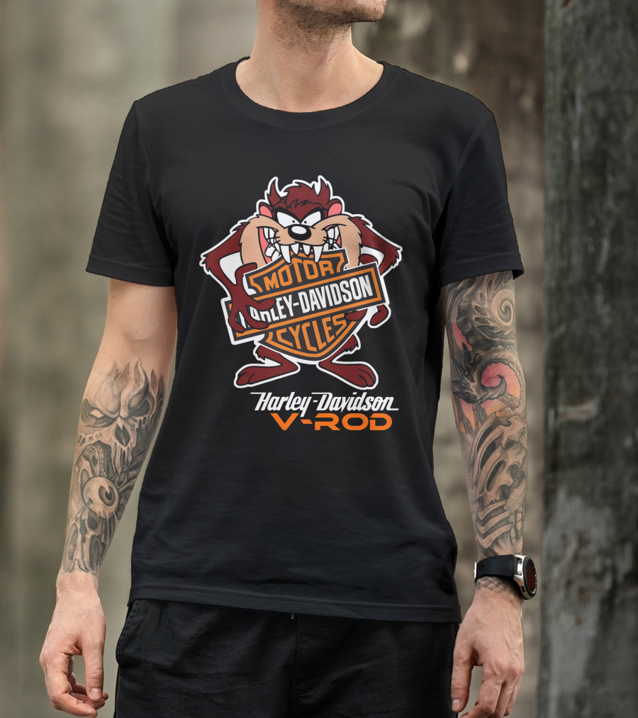 Harley Davidson V-Rod Taz Holding T-Shirt