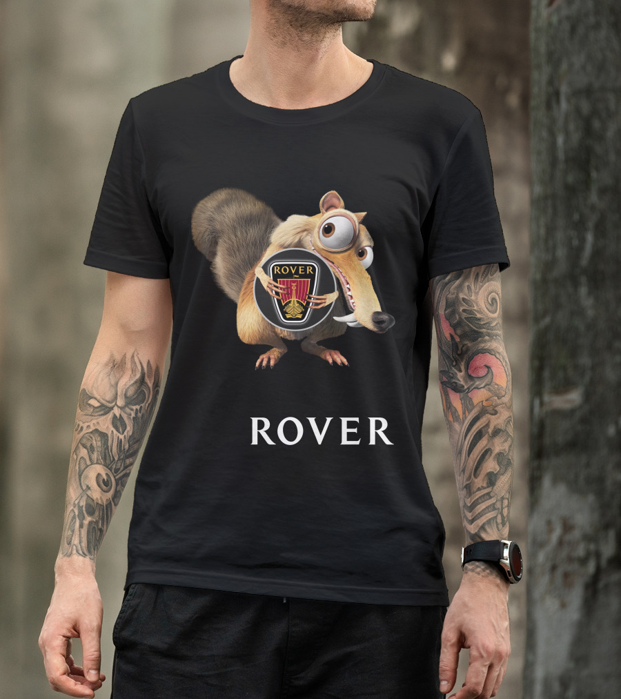 Rover5 Animated Character Holding Rover T-Shirt