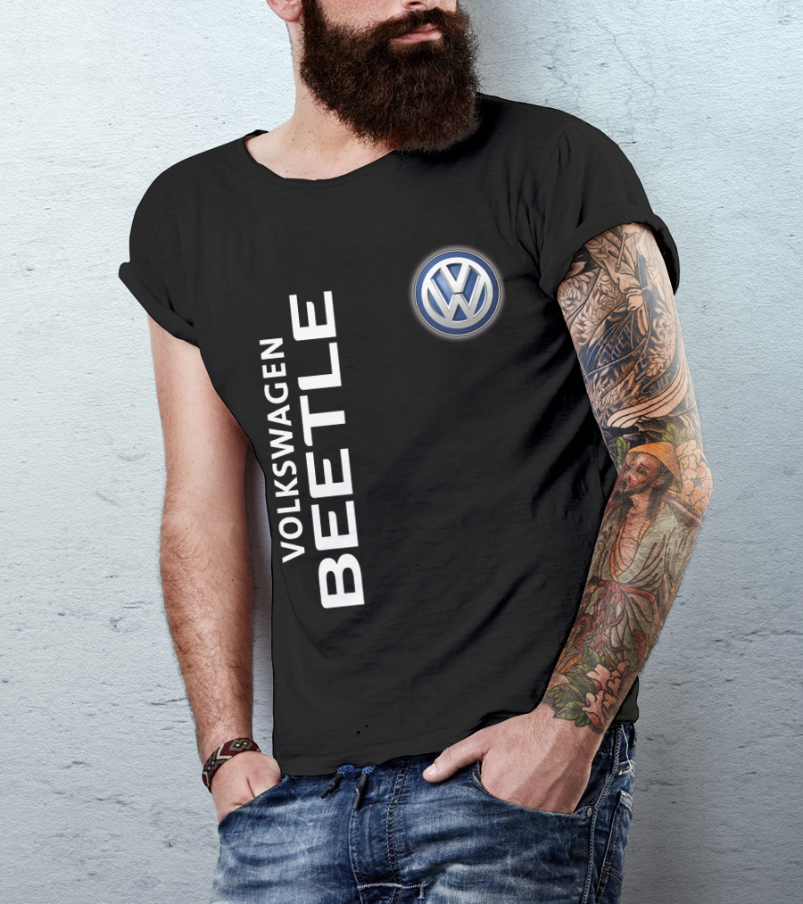 Volkswagen Beetle Vw Logo Classic Car T-Shirt