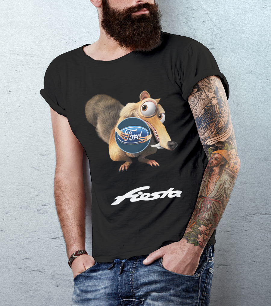 Ford Fiesta Scrat Ice Age Crossover T-Shirt
