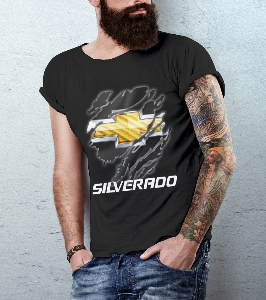 Silverado Chevrolet Logo Claw Mark T-Shirt