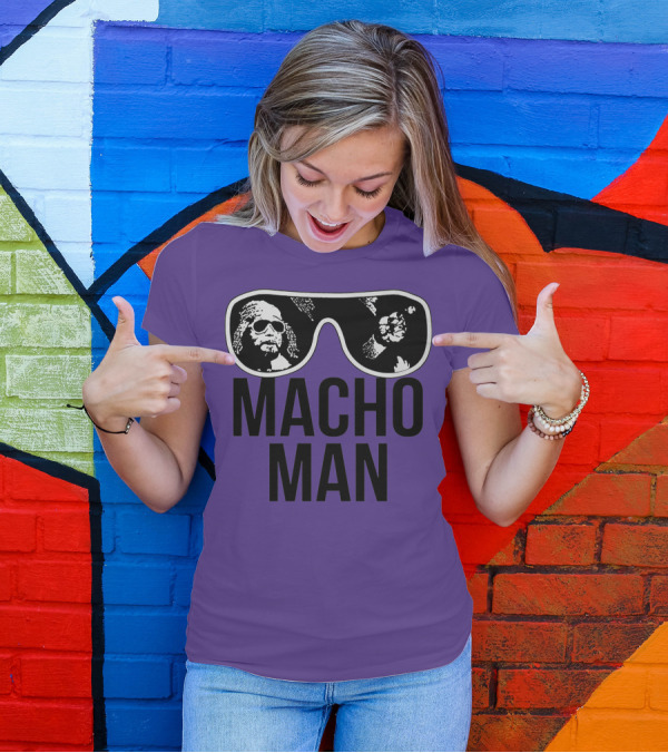 Macho Man Sunglasses T-Shirt