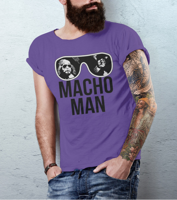 Macho Man Sunglasses T-Shirt