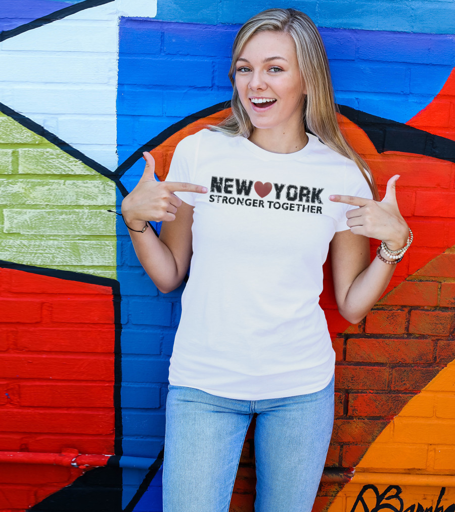Rebecca Minkoff New York Heart Stronger Together T-Shirt