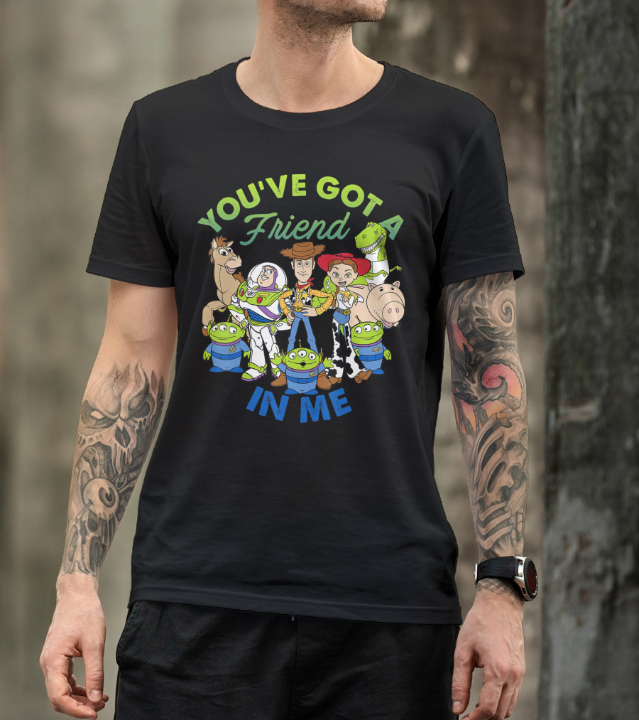You've Got A Friend In Me Disney Pixar Toy Story Character Group T-Shirt