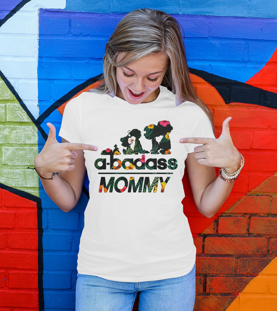 Abadass Mommy Floral T-Shirt