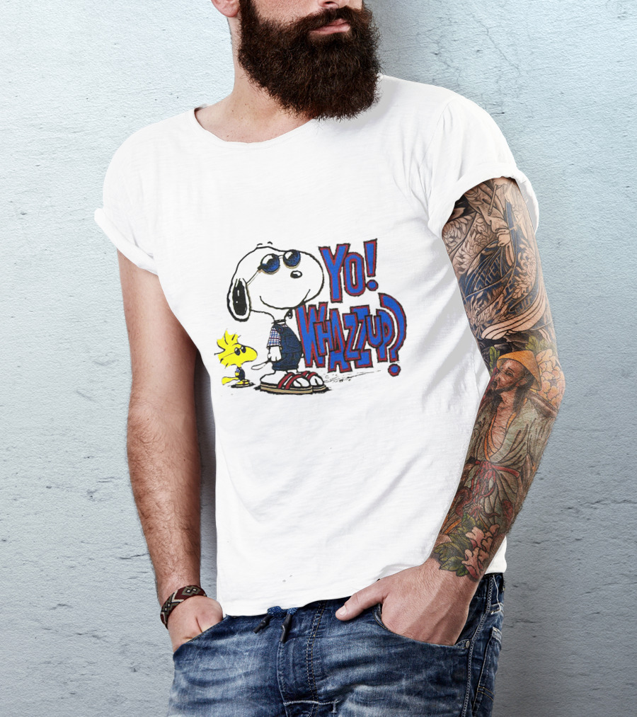 Yo Whazzup Snoopy Woodstock T-Shirt
