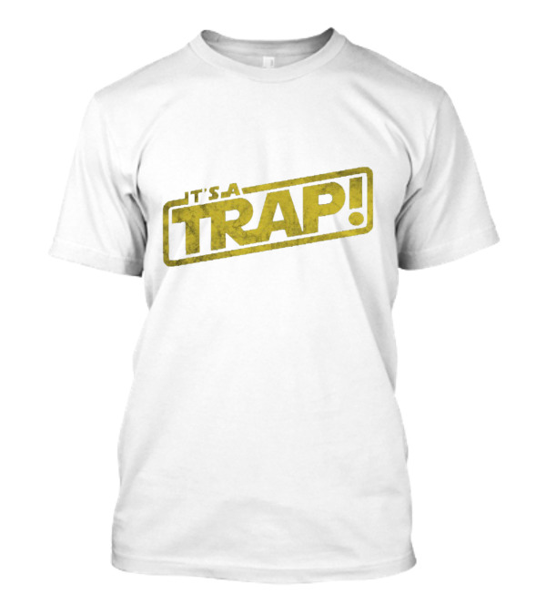 It's A Trap Star Wars Yellow Text Iconic T-Shirt