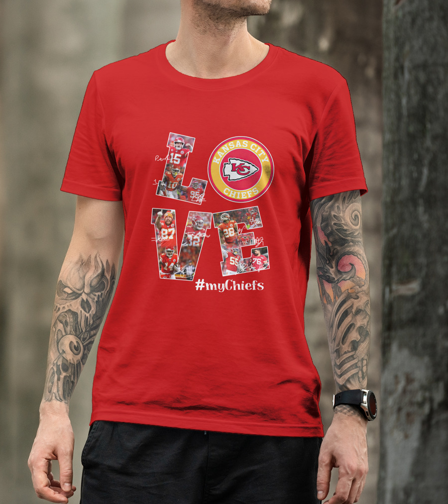Kansas City Chiefs Love #Mychiefs T-Shirt