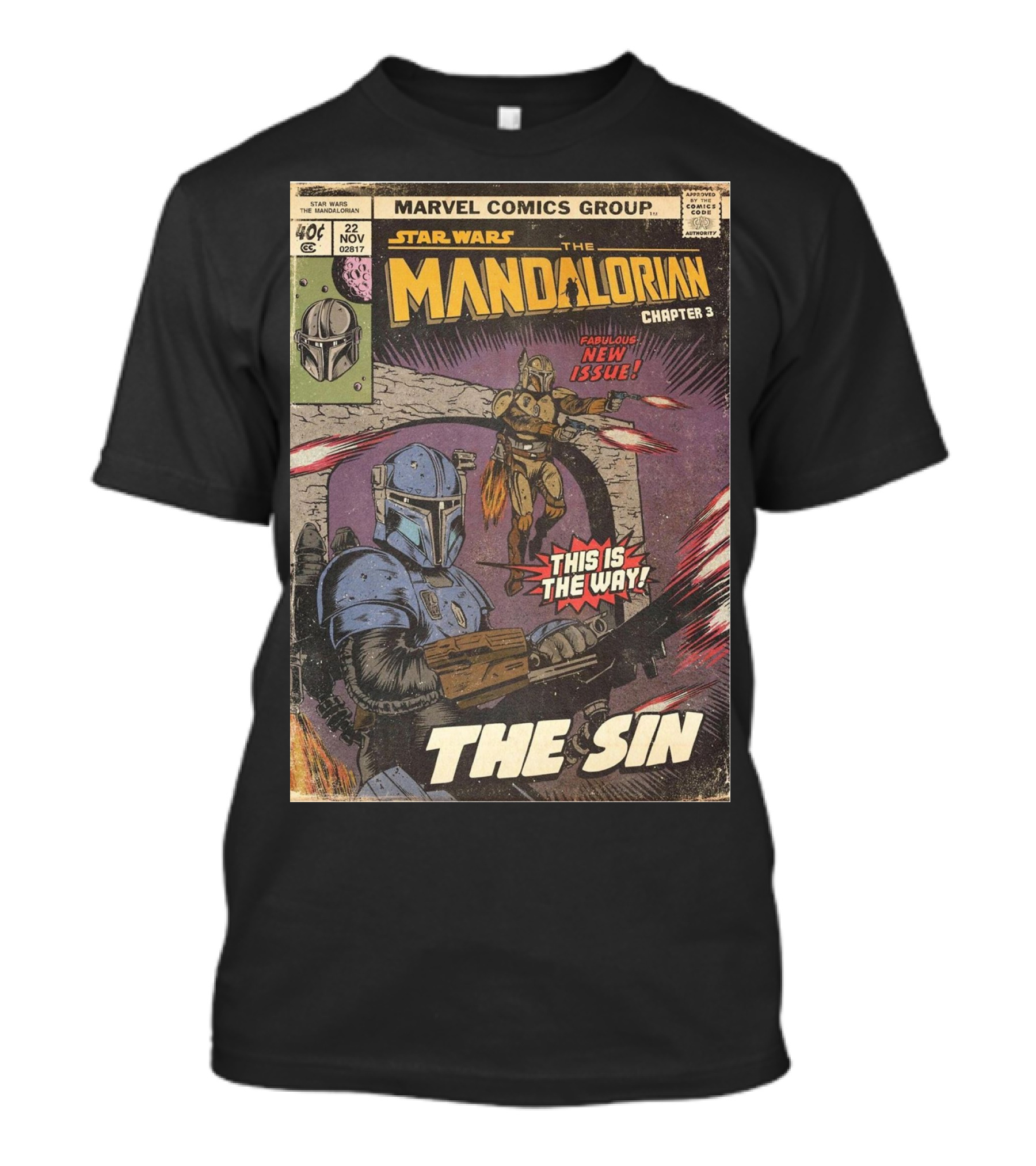 Marvel Comics Group Star Wars The Mandalorian Chapter 3 The Sin T-Shirt