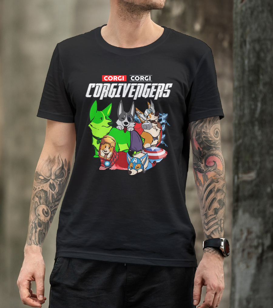 Corgi Corgi Corgivengers Dc1 T-Shirt