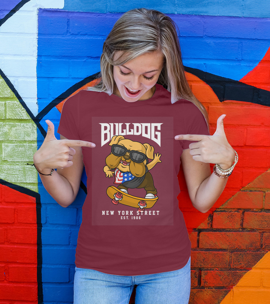 Bulldog New York Street Est. 1986 T-Shirt