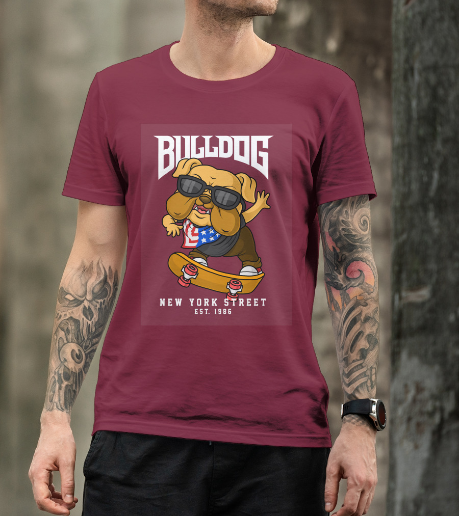 Bulldog New York Street Est. 1986 T-Shirt